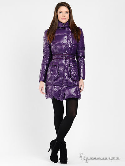 Пуховик Rocco Barocco, цвет фиолетовый