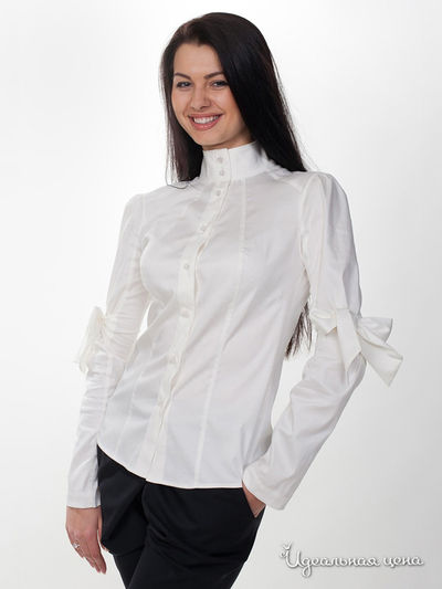 Блуза Satin, цвет молочный