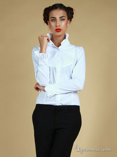 Блуза Satin, цвет Белый