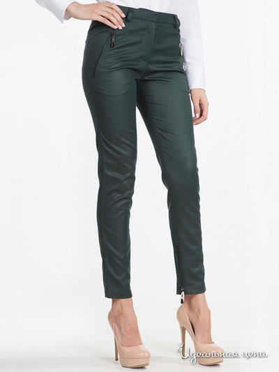 Брюки Satin, цвет темно-зеленый