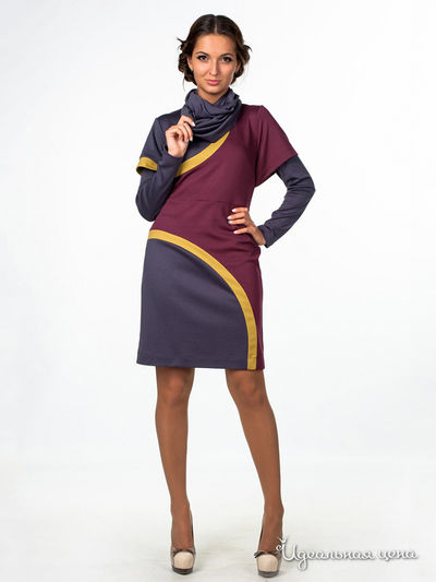 Платье Satin, цвет цветной