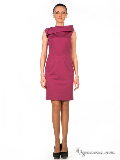 Платье Satin, цвет вишня