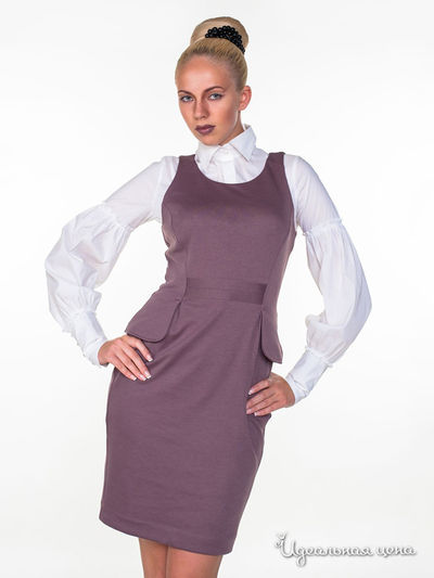 Платье Satin, цвет пурпурный