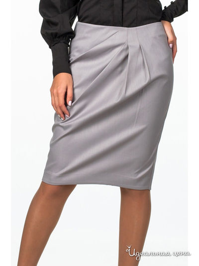 Юбка Satin, цвет серый