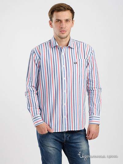 Рубашка Thalassa, цвет белый, синий, красный