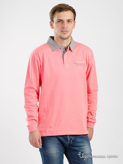 Поло Thalassa, цвет серый, розовый