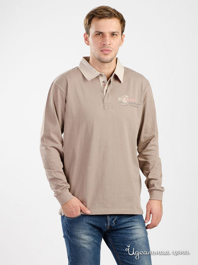 Поло Thalassa, цвет бежевый, коричневый