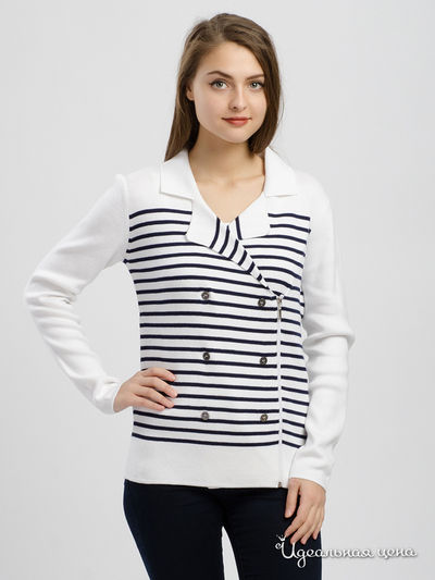 Кардиган Thalassa, цвет белый,синий