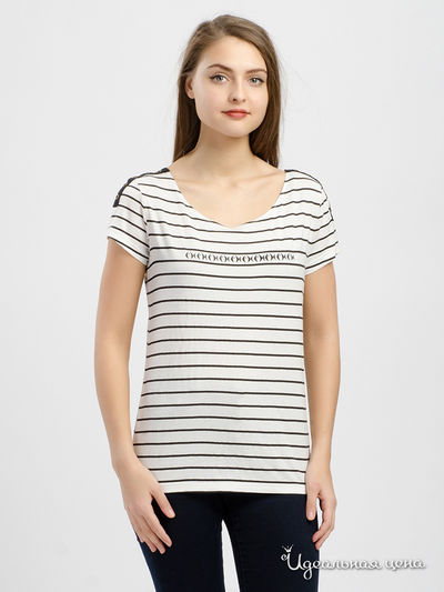 Футболка Thalassa, цвет белый, черный