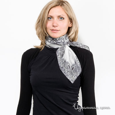 Платок Venera, цвет бело-серый
