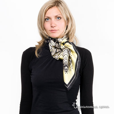 Платок Venera, цвет черно-желтый