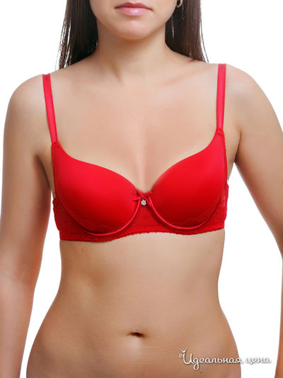 Бюстгальтер с жесткой формованной чашкой Irina Lisca, цвет красный