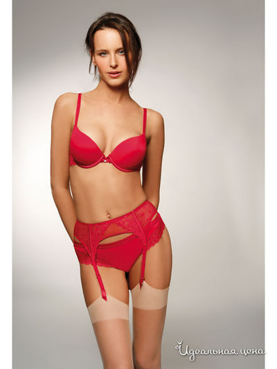 Бюстгальтер пуш-ап Irina Lisca, цвет красный