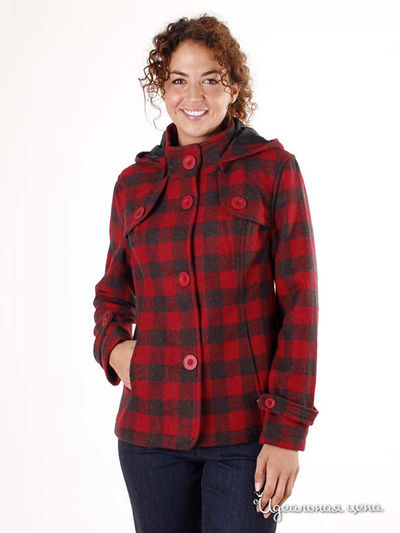 Полупальто Thalassa, цвет красный, черный