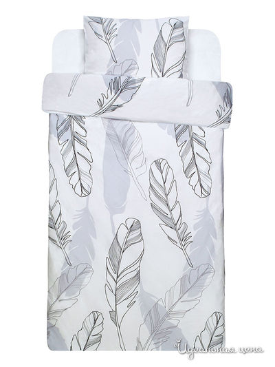 Постельное белье Luhta Home, цвет белый, черный