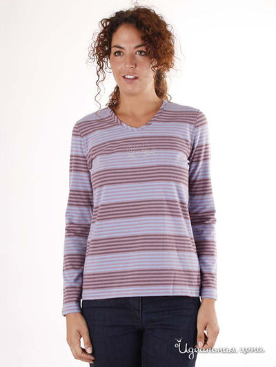 Лонгслив Thalassa, цвет розовый,фиолетовый,коричневый