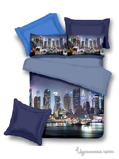 Комплект постельного белья, двуспальный Buenas Noches, цвет мультицвет