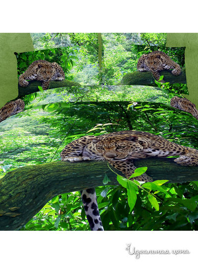 Комплект постельного белья, Евро Buenas Noches, цвет мультицвет