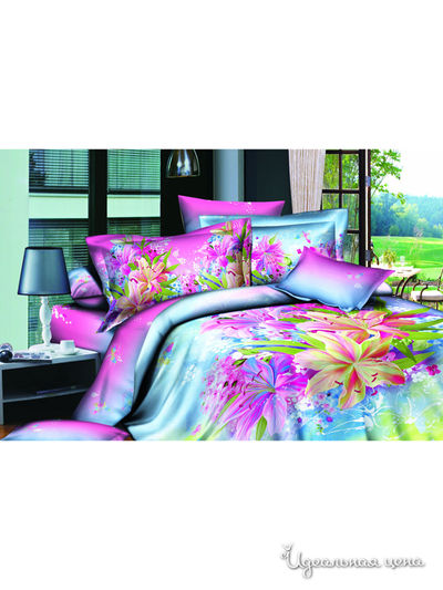 Комплект постельного белья, евро Buenas Noches, цвет мультицвет