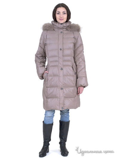 Пуховик B.Y.Loric's, цвет _BEIG