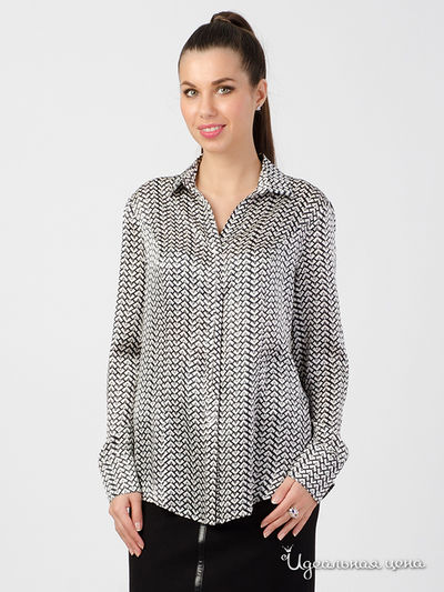 Блуза Tuzun, цвет черный/серый