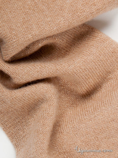 Комплект: шарф и шапка Small Silk Shirt, цвет бежевый