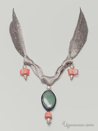 Колье Coffre, цвет бежево-золотистый