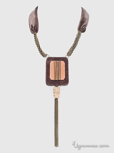 Колье Coffre, цвет Коричневый