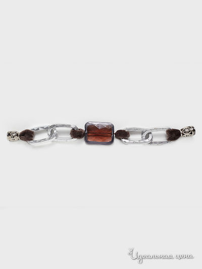 Браслет Coffre, цвет Шелк, коралл, натуральный жемчуг,  деревянные бусины, застежка- магнит.