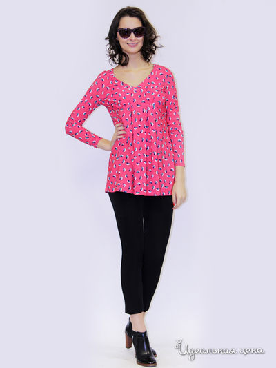 Туника Nastya Sergeeva by May Be, цвет кораллово-белый