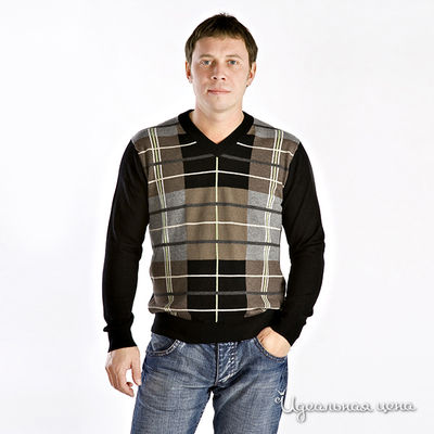 Джемпер Just Valeri, цвет цвет черный / серый / коричневый