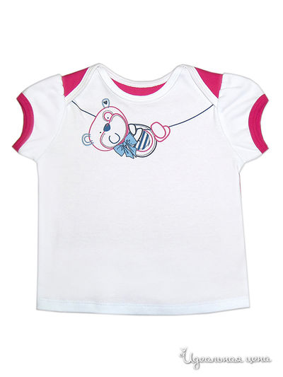 Лонгслив Bell Bimbo, цвет фуксия, молочный