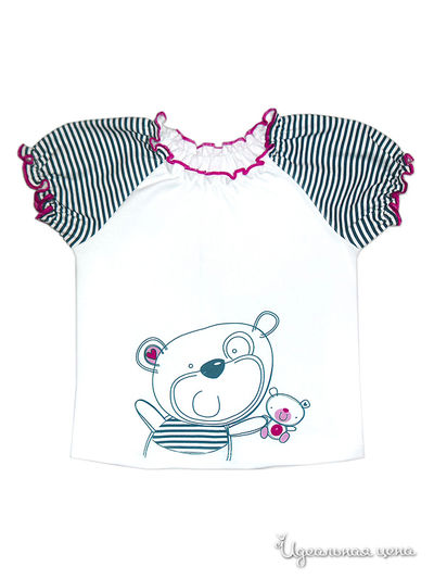 Распашонка Bell Bimbo, цвет белый/фуксия