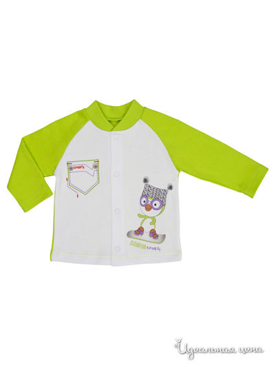 Лонгслив Bell Bimbo, цвет салатовый, белый