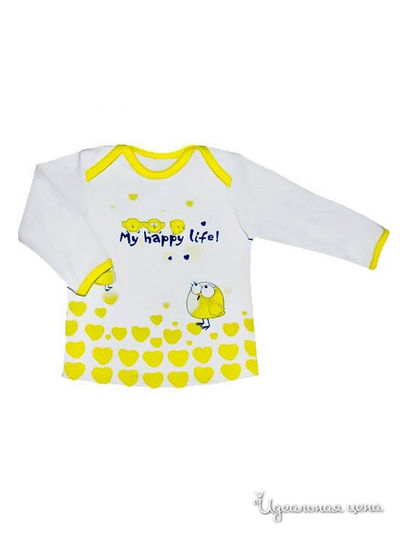 Распашонка Bell Bimbo, цвет белый/желтый