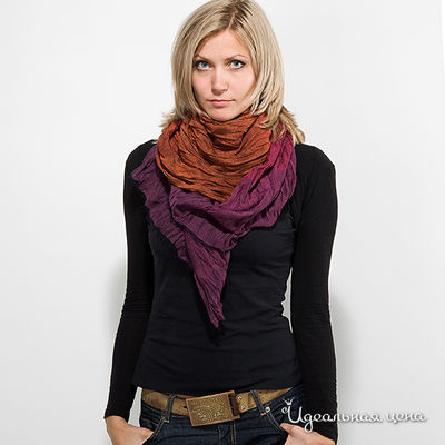 Шарф Venera, цвет оранжево-розово-феолетовый