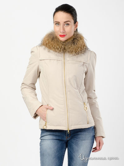 Куртка Love Moschino, цвет бежевый