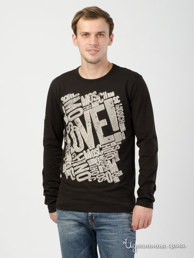 Лонгслив Love Moschino, цвет черный