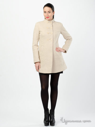 Пальто Love Moschino, цвет бежевый