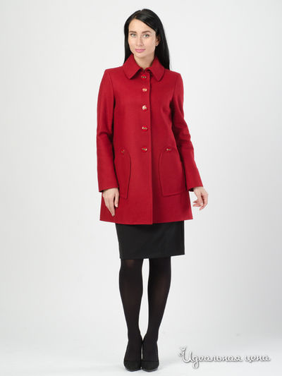 Пальто Love Moschino, цвет Бордо