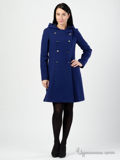 Пальто Love Moschino, цвет синий