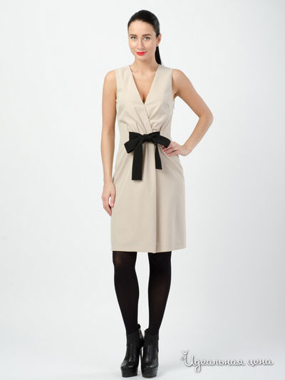 Платье Love Moschino, цвет бежевый