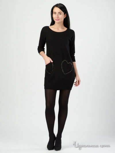 Платье Love Moschino, цвет черный