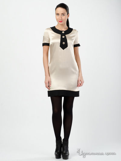 Платье Love Moschino, цвет бежевый