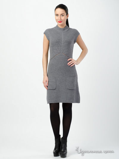 Платье Love Moschino, цвет серый