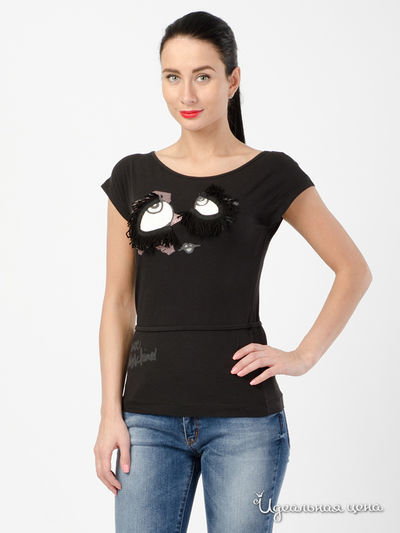 Футболка Love Moschino, цвет черный