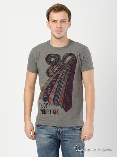 Футболка Love Moschino, цвет серый