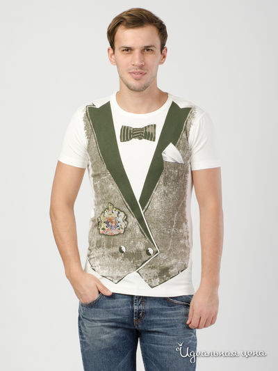 Футболка Love Moschino, цвет молочный