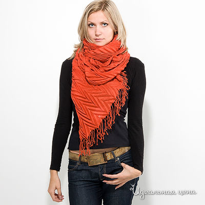 Палантин Venera, цвет теракота