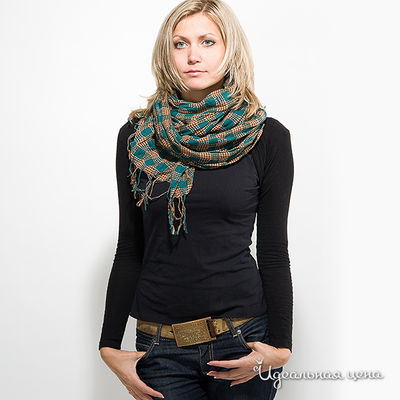 Палантин Venera, цвет зеленый